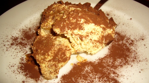 The best tiramisu I have ever eaten, bar NONE, comes served on the spoon